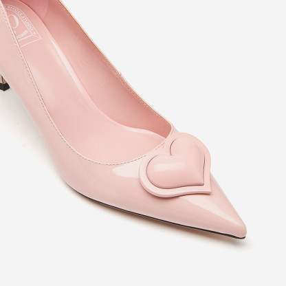 Pink Heart High Heels