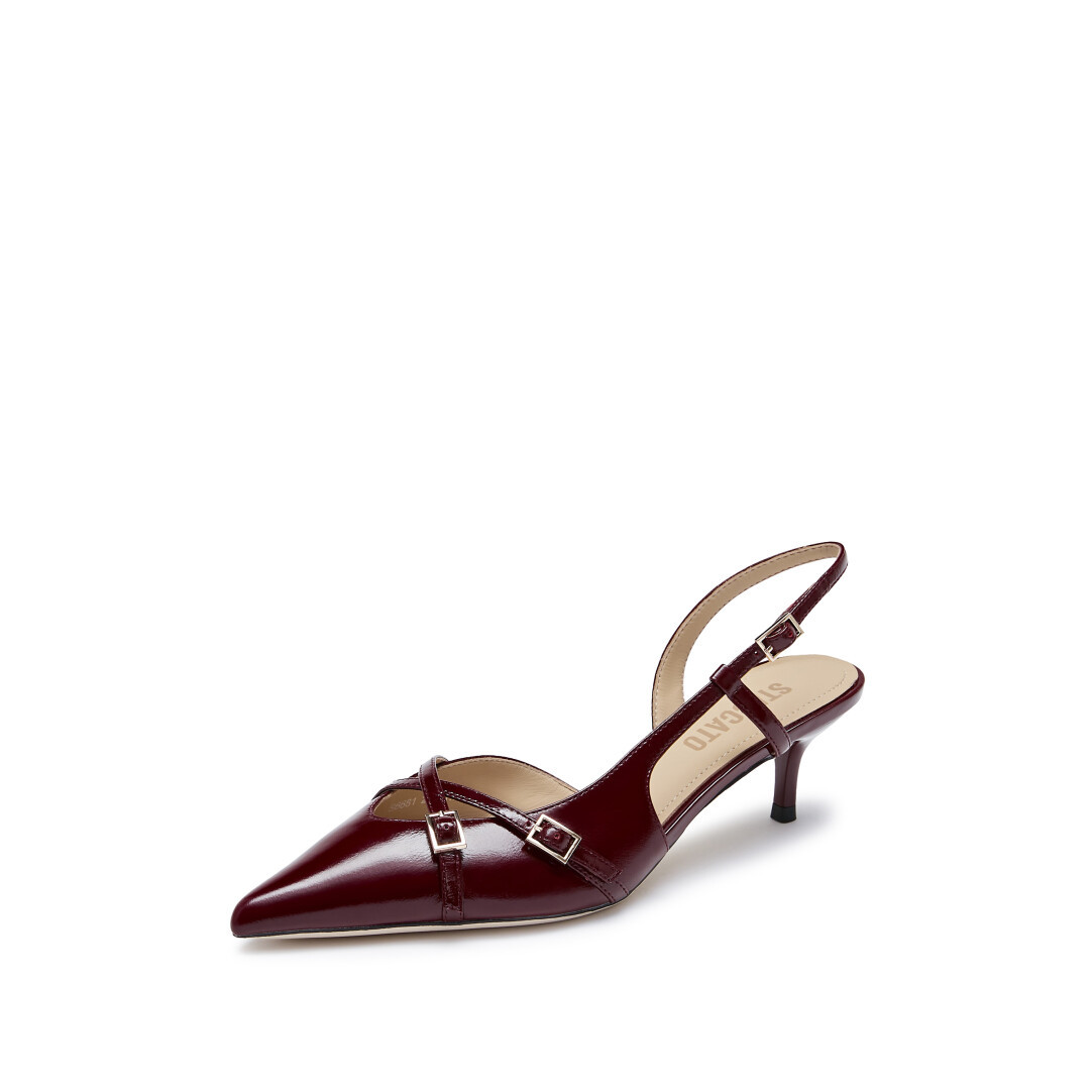 Dusk Double Buckle Heels