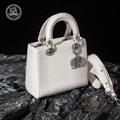 France Brand "Diana" Leather Handbag