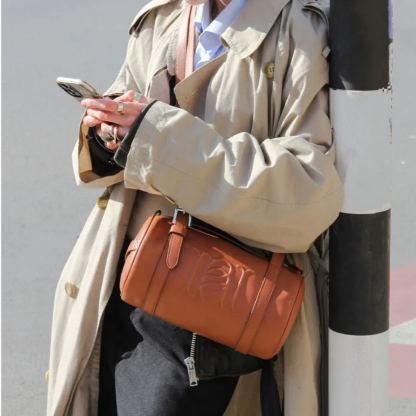ANNALOCH Rebirth Leather Duffle Bag