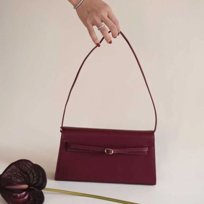 Glossy Leather Belt Bag