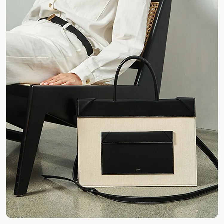 Canvas and Leather Bag