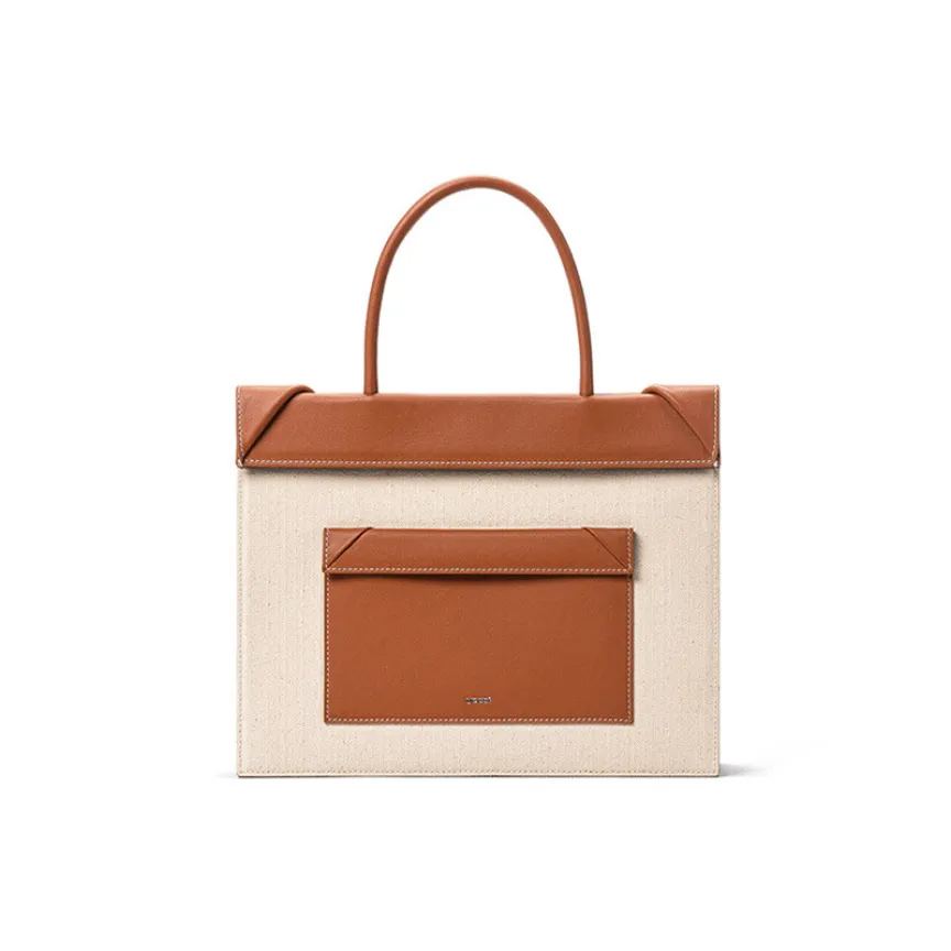Canvas and Leather Bag