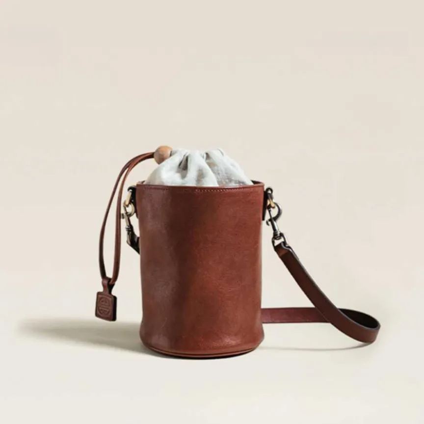 Drawstring Bucket Bag