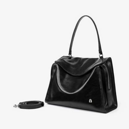 Folded Ear Series Leather Bag