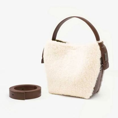Fortune Plush Bucket Bag