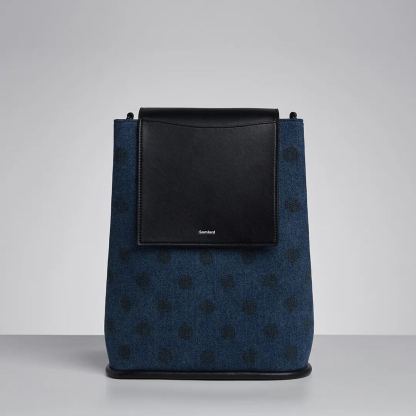 Retro Denim Bucket Bag