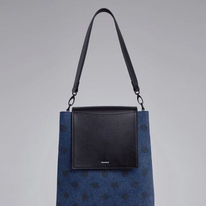 Retro Denim Bucket Bag