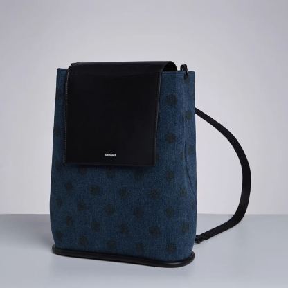Retro Denim Bucket Bag