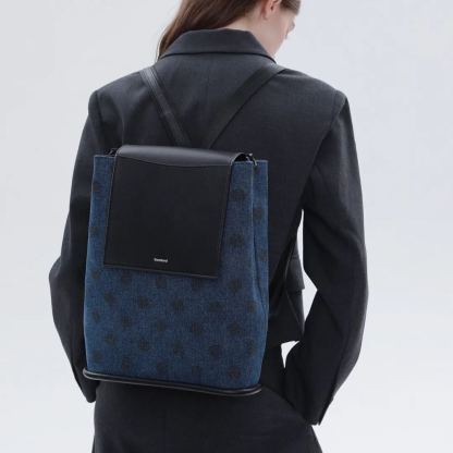 Retro Denim Bucket Bag