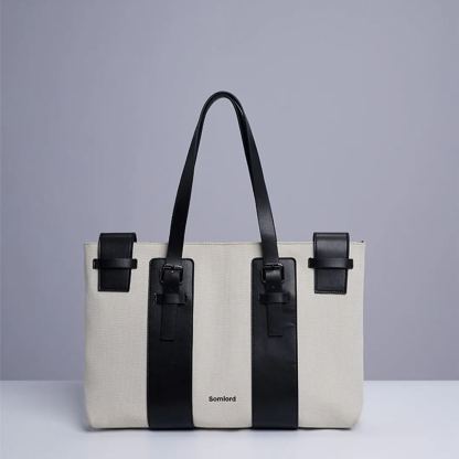 Designer Briefcase – Canvas Tote Laptop Bag