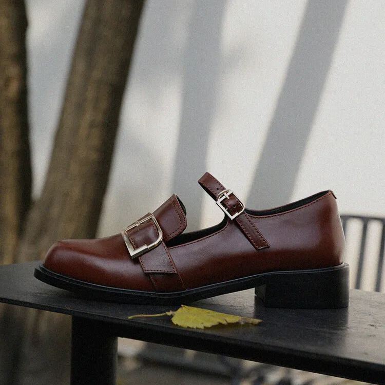 Chic Buckle Loafers
