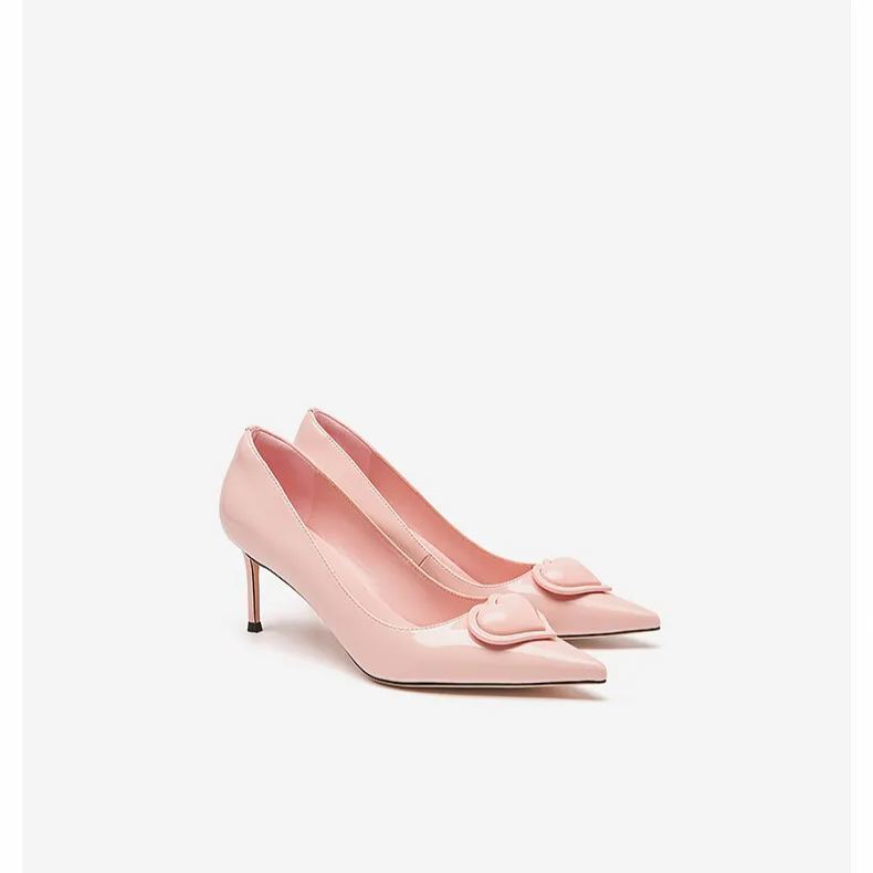 Pink Heart High Heels