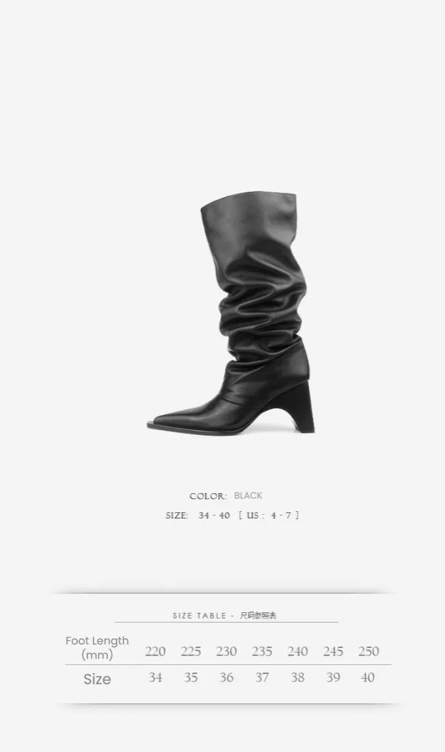 Slouch boots