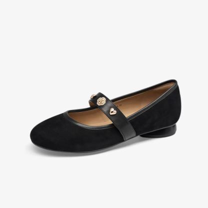 Cashmere Mary Jane Flats