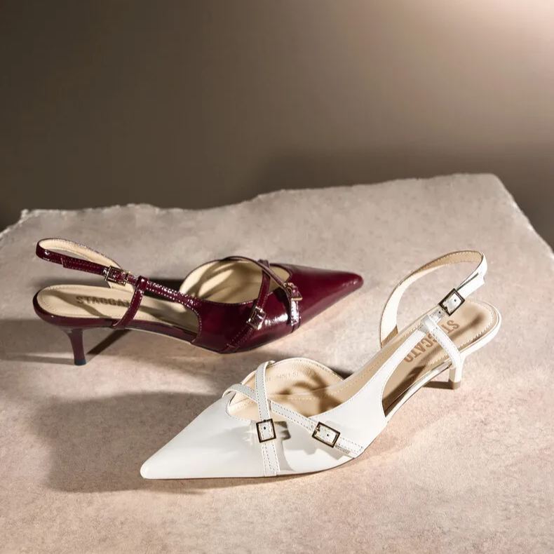 Dusk Double Buckle Heels