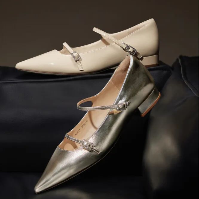 Golden Ember Mary Janes
