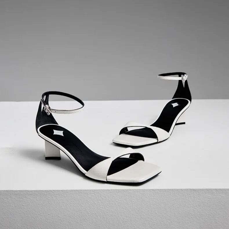 Stella Square-Toe Heels