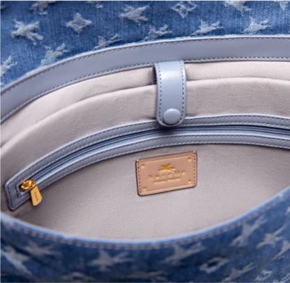 Denim Flying Horse bag