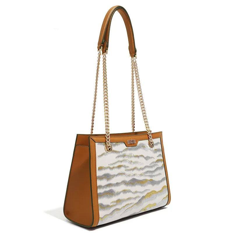 Mountain Embroidered Bag