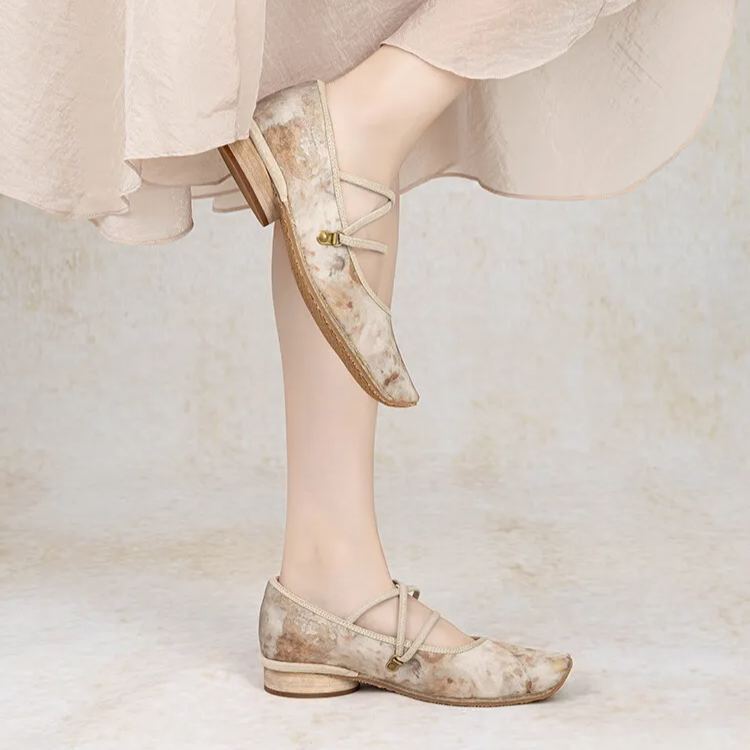 Velvet Ballet Flats