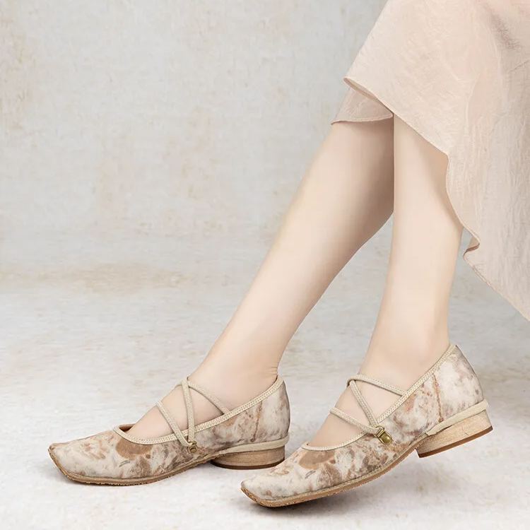 Velvet Ballet Flats