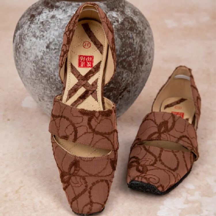 Modern Buckle Slippers