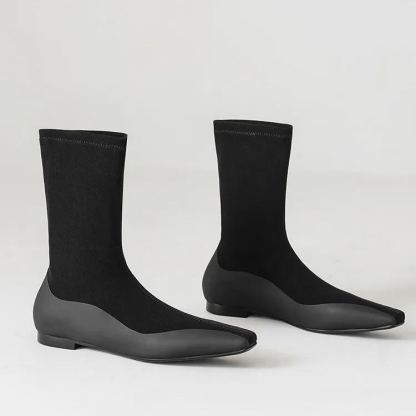 Square Toe Stretch Boots