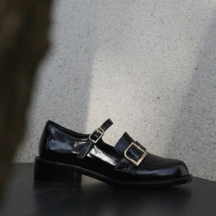 Chic Buckle Loafers