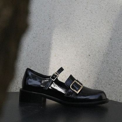 Chic Buckle Loafers