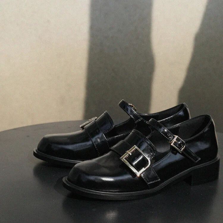 Chic Buckle Loafers