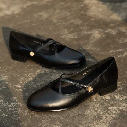 Cross-Strap Mary Janes