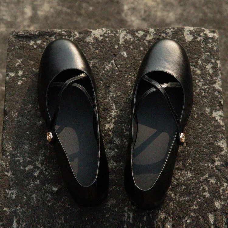 Cross-Strap Mary Janes