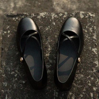 Cross-Strap Mary Janes