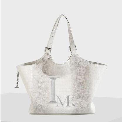 White Leather Totebag