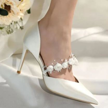 Floral French High Heels