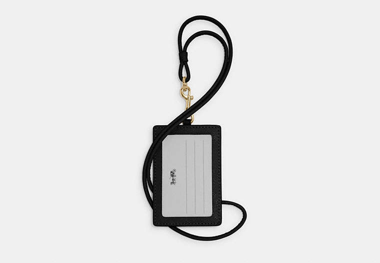 [U] COACH ID LANYARD, GOLD/BLACK, 57311-IMBLK (UC21)