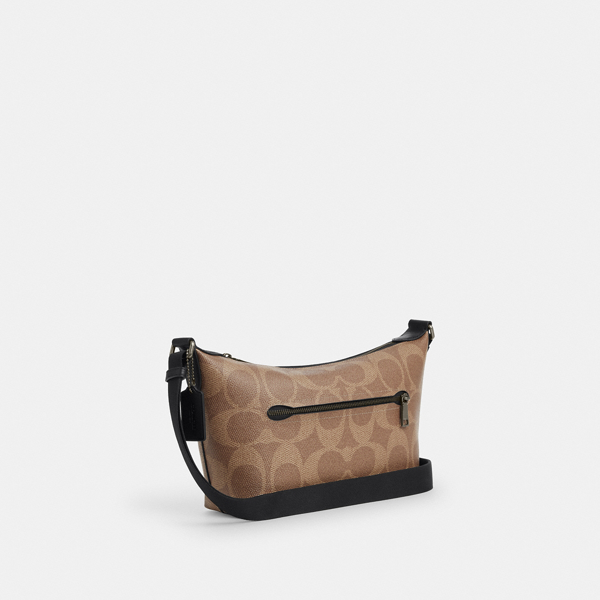 [U] COACH SMALL FINN CROSSBODY BAG WITH POUCH IN MAXI SIGNATURE CANVAS, CCG19-QBNRX (UC10)