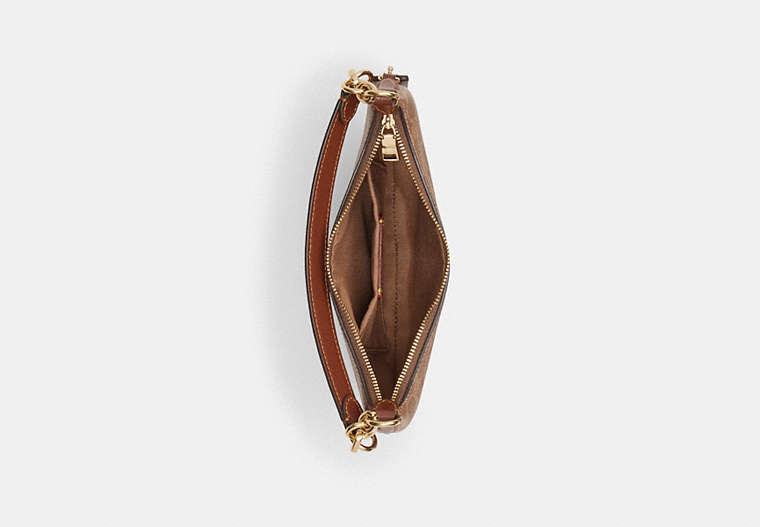 [U] COACH MINI PAYTON BAG IN SIGNATURE CANVAS, GOLD/TAN/BROWN, CEL06-IMXHE (UC12)