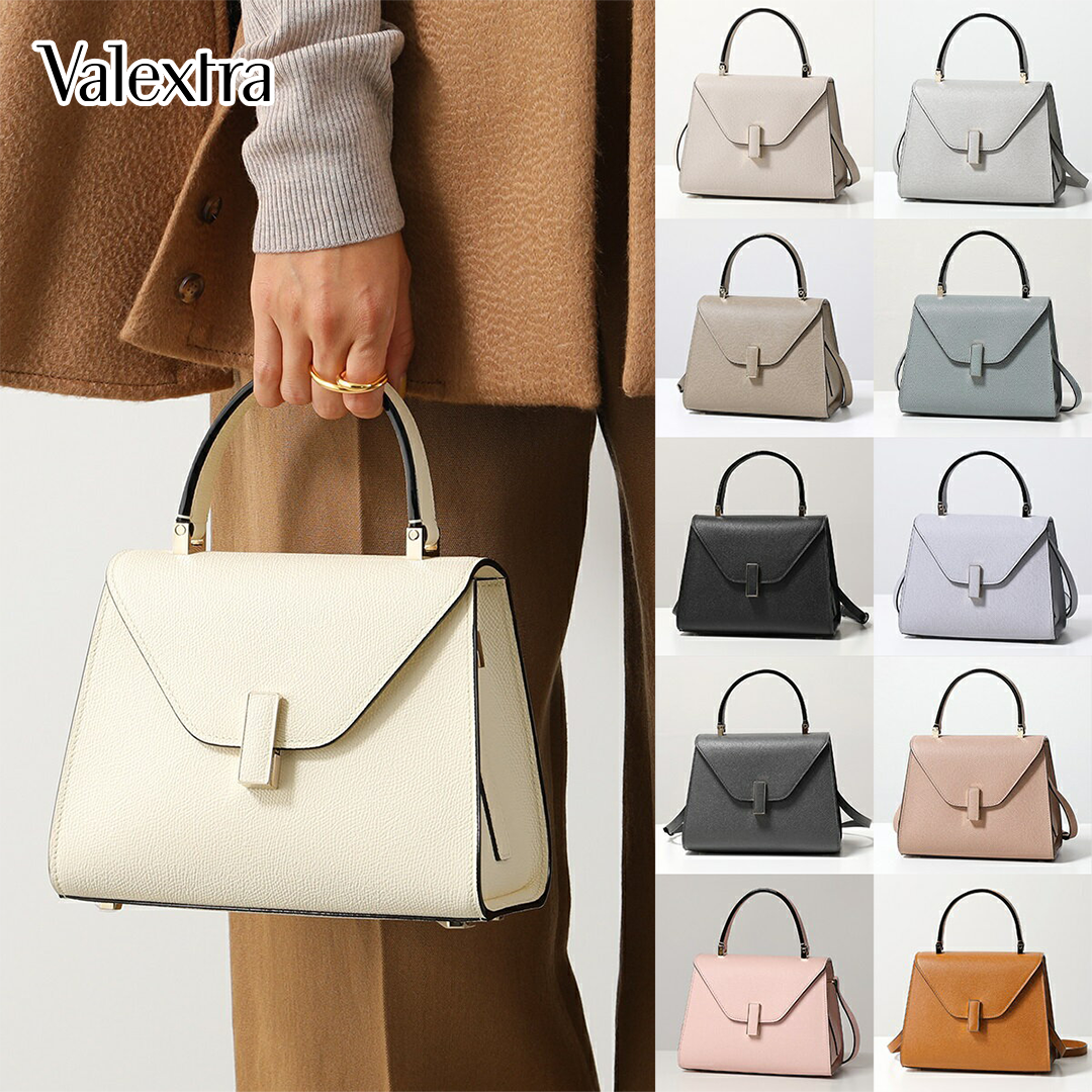 Valextra ハンドバッグ V5E36 028000W OC Mini ショルダーバッグ