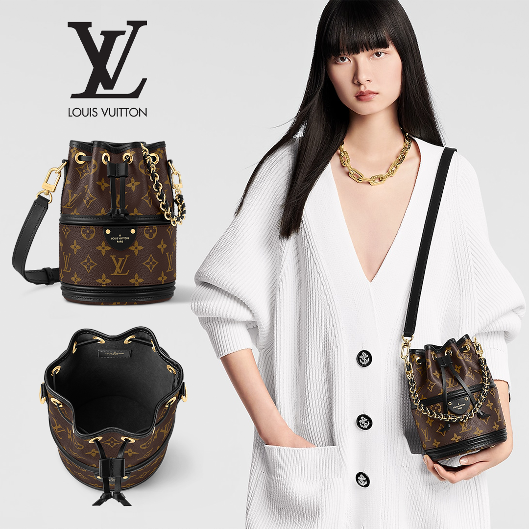 バケツ型で物が取り出しやすい！ LouisVuitton ショルダーバック