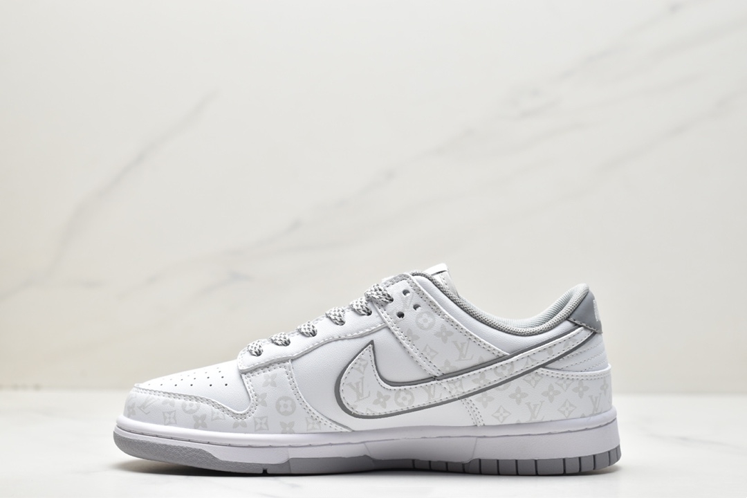 【新作発売】♪超入手困難Louis Vuitton x Nike Air Force1 ナイキ ルイ ヴィトン ジョイント シューズ ホワイトグレー