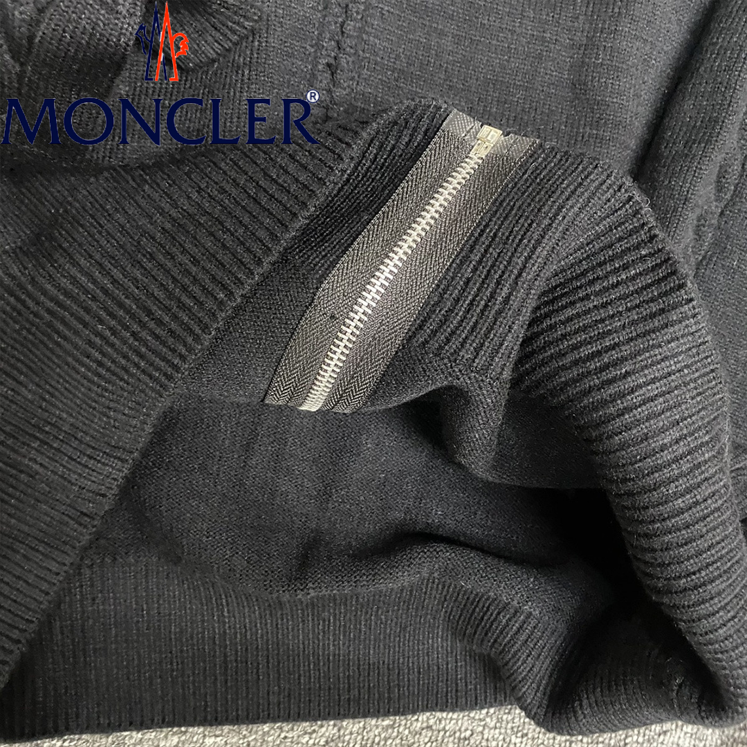 【2026 新作】MONCLER モンクレール スタンドカラーニットジャケット ユニセックス 男女兼用アウター