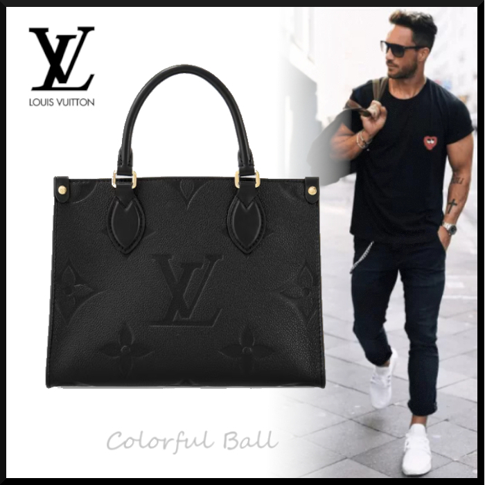 【メンズに人気】Louis Vuitton　オンザゴー PM　トートバッグ