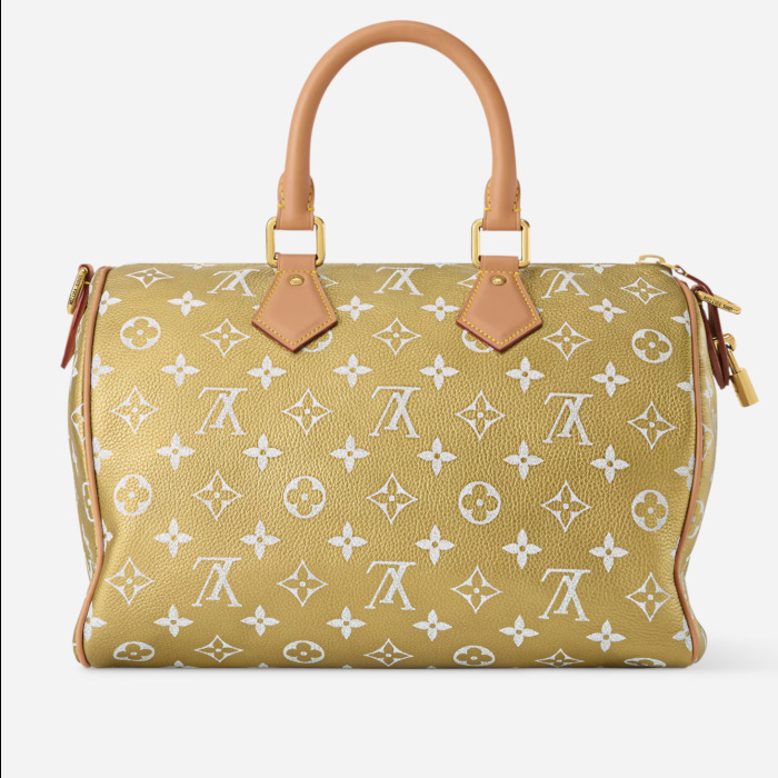 Louis Vuitton《SpeedyP9 バンドリエール30》Gold Monogram 直営