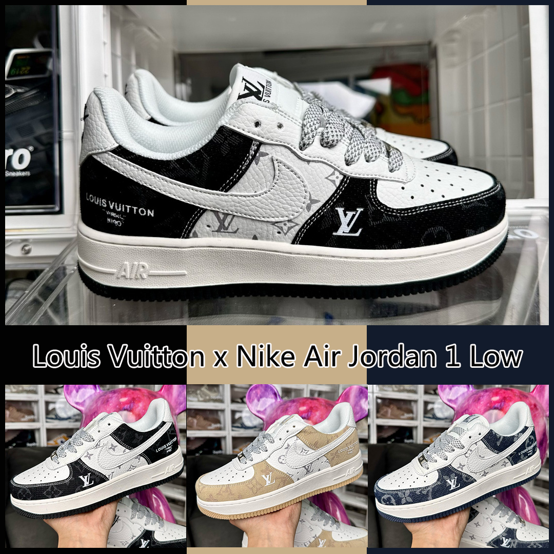 Louis Vuitton x Nike Air Jordan 1 Low カウボーイ3色
