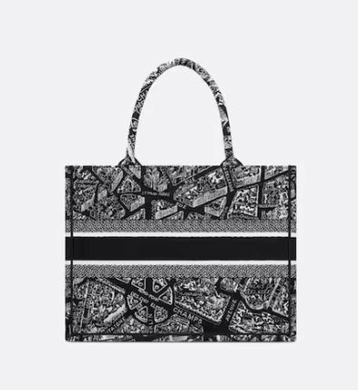 新作!即発!DIOR ブックトート ミディアムバッグ Plan de Paris