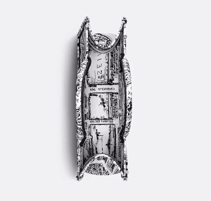 新作！即発！DIOR ブックトート ミディアムバッグ Plan de Paris