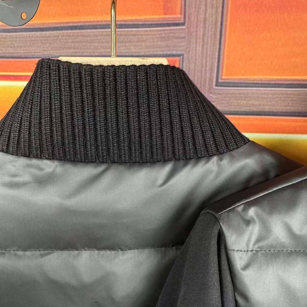 【MONCLER】ダウンパディング入り カーディガン