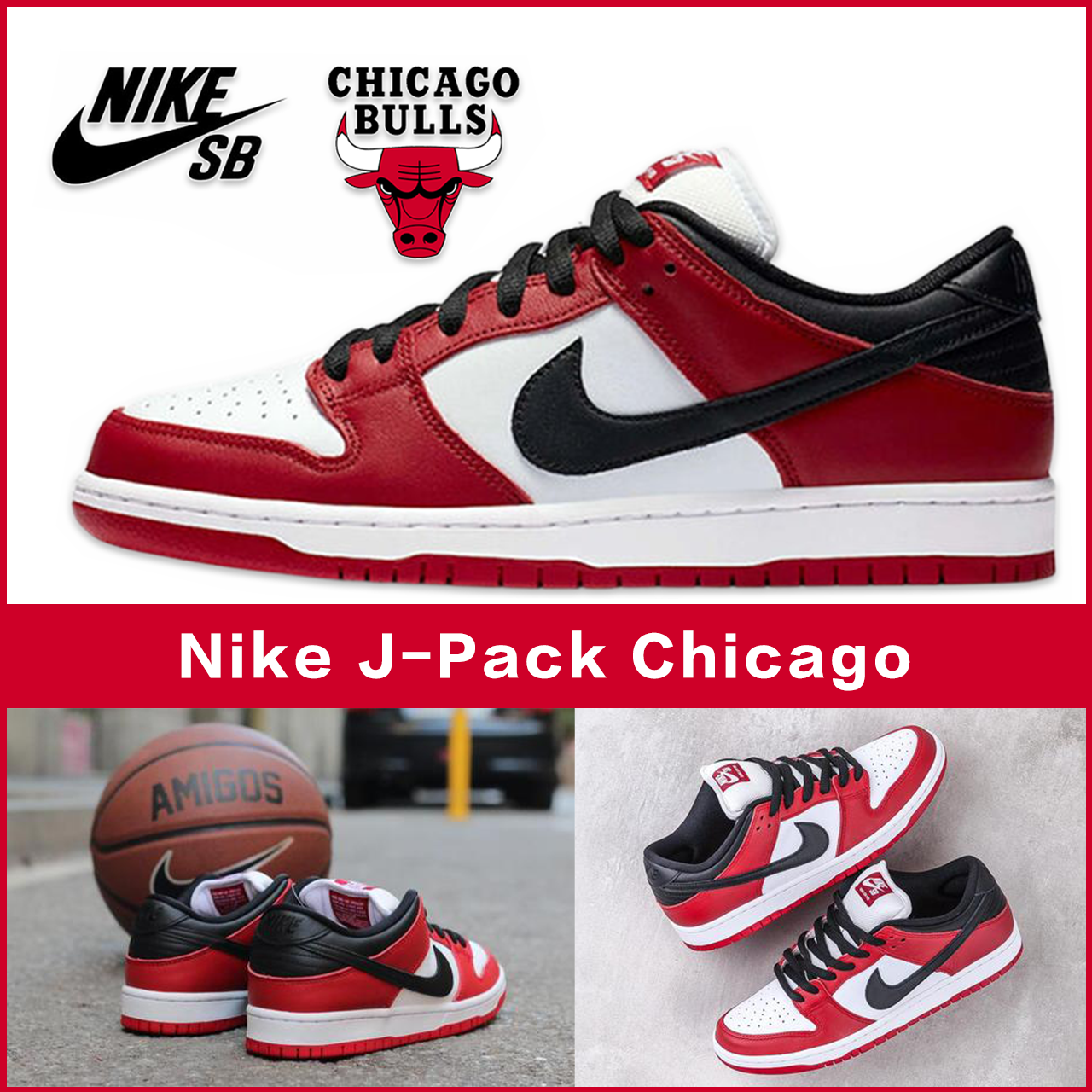 ★送関込★Nike SB Dunk Low Pro''Chicago''